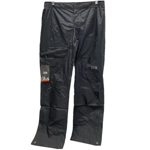 NEW MOUNTAIN HARDWEAR Women's Pants Acadia Nylon Bottoms Size L Black